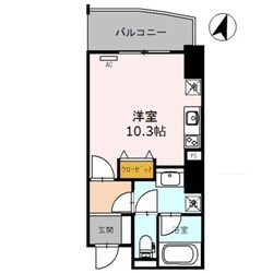 エトワール北新地の物件間取画像